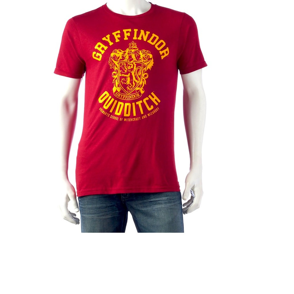 NWT Harry Potter Gryffindor Quidditch Maroon T-Shirt XL